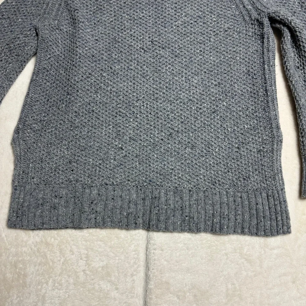 Lauren Ralph Lauren Women Turtleneck Sweater Medium Gray Speckled Cozy Winter - Picture 11 of 15